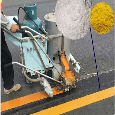 ซื้อ สีติดป้ายถนนที่ละลายร้อนที่ยั่งยืน ด้วยกระจกแก้วผสมผสานก่อน 10% สําหรับการจราจรหนัก การผลิตออนไลน์