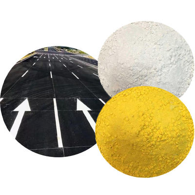 ซื้อ สีสีขาวเรืองแสงละลายร้อน สีที่ระบุถนนแบบเทอร์โมพลาสติก สีขาวสูง การผลิตออนไลน์