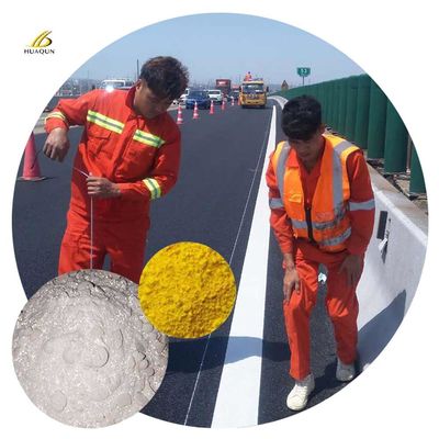 ซื้อ สี AASHTO M249 ที่มีความยาวนาน สีเทอร์โมพลาสติกที่มีข้อมูลอัดกระจกและสีสันสําหรับการตราที่สว่างและทนทาน การผลิตออนไลน์