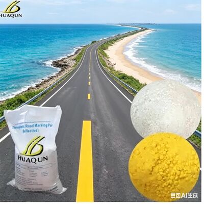 ซื้อ สีเทอร์โมพลาสติกสะท้อนแสงแห้งเร็ว 25 กก. ต่อถุง สำหรับพื้นผิวถนนที่มีการจราจรหนาแน่น การผลิตออนไลน์