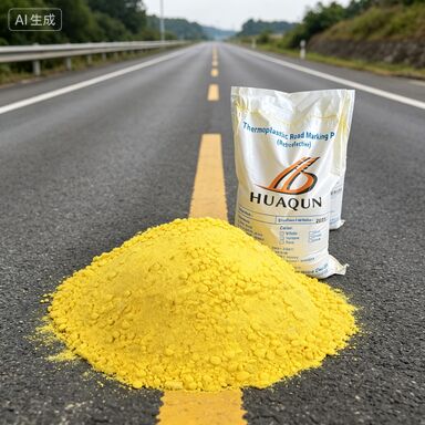 ซื้อ สีตีเส้นถนนเทอร์โมพลาสติกพร้อมผงลูกแก้วสะท้อนแสงสำหรับการตีเส้นถนน การผลิตออนไลน์