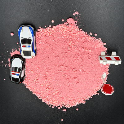 ซื้อ สีทาถนนเทอร์โมพลาสติกสีแดงป้องกันการลื่นไถลแห้งเร็ว OEM สำหรับพื้นที่เตือน การผลิตออนไลน์