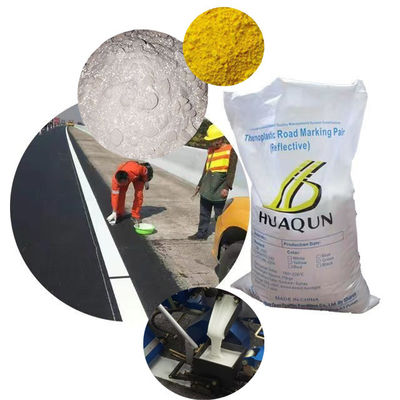 การเคลือบผงสีถนนแบบเทอร์โมพลาสติกที่มีอัตราการสะท้อนแสงสูง