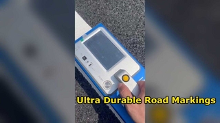 การทดสอบการตีเส้นจราจรในเวลากลางวัน | สีทาถนนเทอร์โมพลาสติก